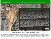 Tablet Screenshot of jimcorbettnational-park.com